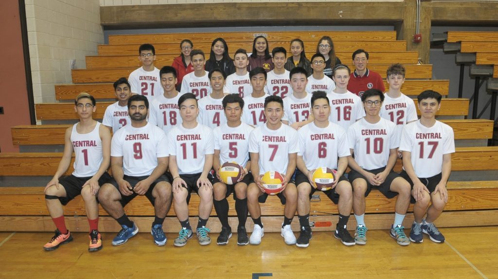 A picture of the Boys Volleyball team