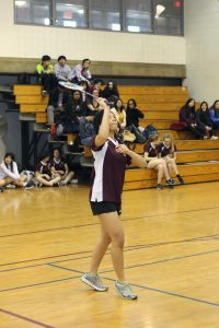 Badminton serve