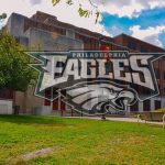 CHS Building with Eagles Logo