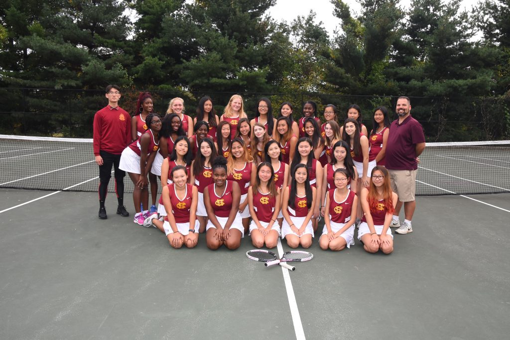 Girls Varsity Tennis team photo