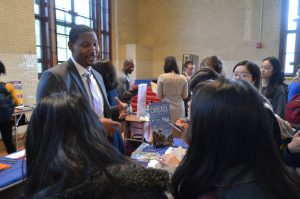 CHS Students speaking to Drexel Rep