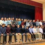 279 Honor students on stage