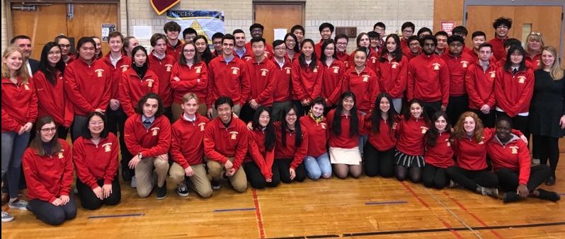 279 Honors Students in their new jackets