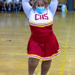 Pep squad action