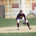 Shortstop field ball